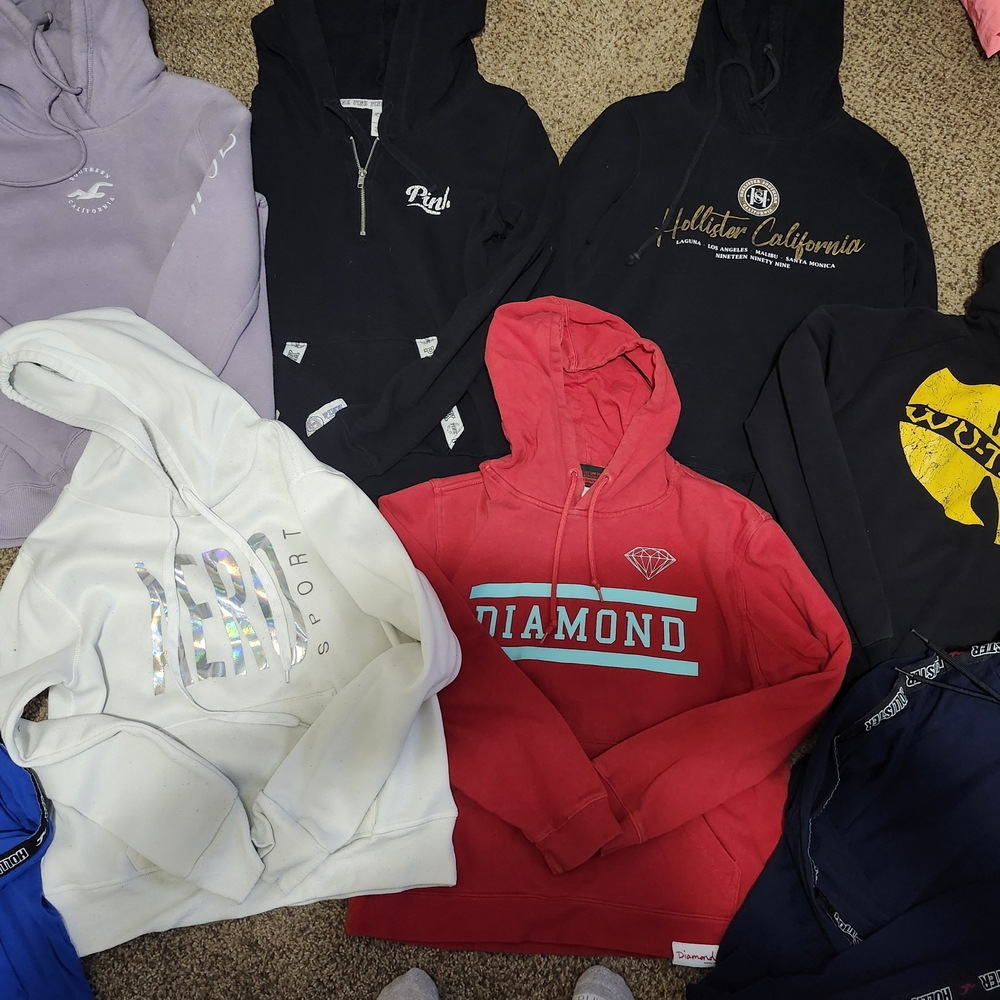 Bundle Of 8 Hoodies